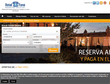 Tablet Screenshot of hotelfone.com